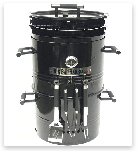 EasyGoProducts Big Bad Barrel Pit Charcoal Barbeque