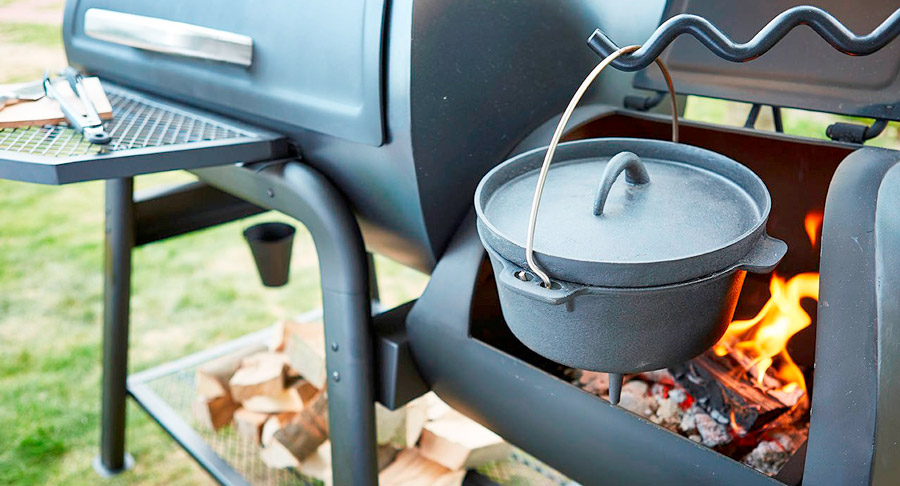 grill and smoker combo