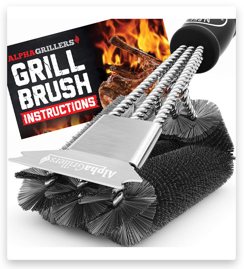 Alpha Grillers Grill BBQ Cleaner Brush