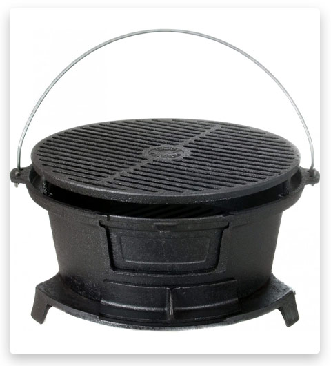 Cajun Cast Iron Charcoal Hibachi Grill