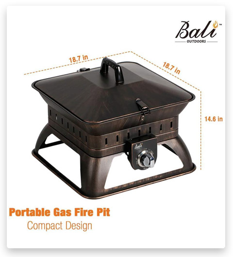 BALI OUTDOORS Portable Propane Fire Pit