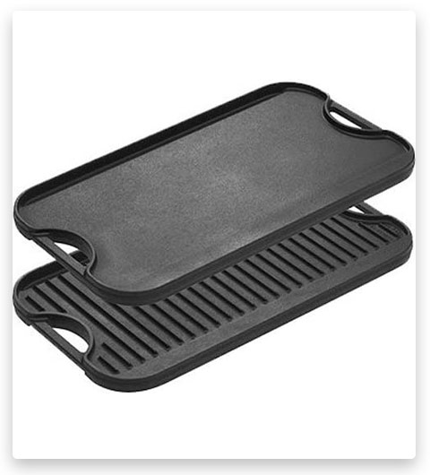 Lodge Pre-Seasoned Cast Iron Reversible Grill