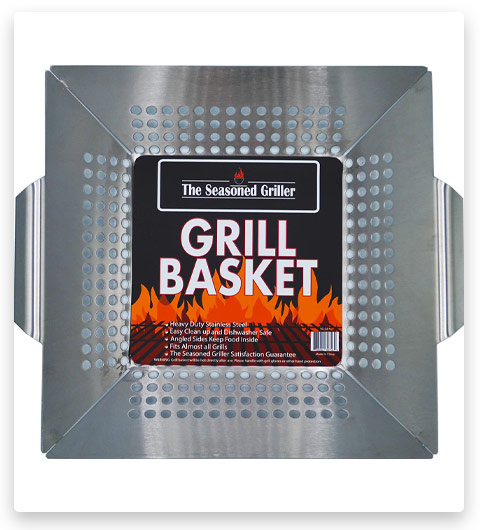 The Seasoned Griller Stainless Steel Grill Basket