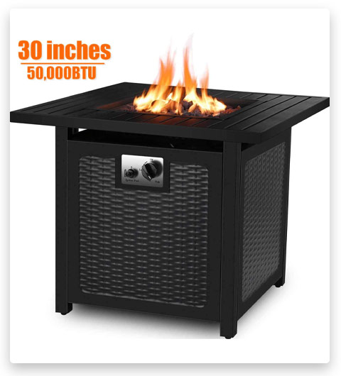 Femor Propane Fire Pit Table