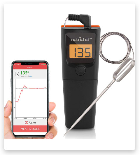 NutriChef Bluetooth Meat Thermometer