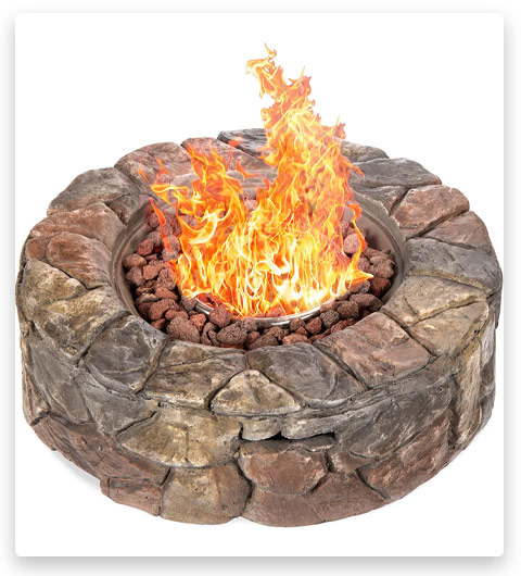 Best Choice Products Gas Fire Pit Backyard