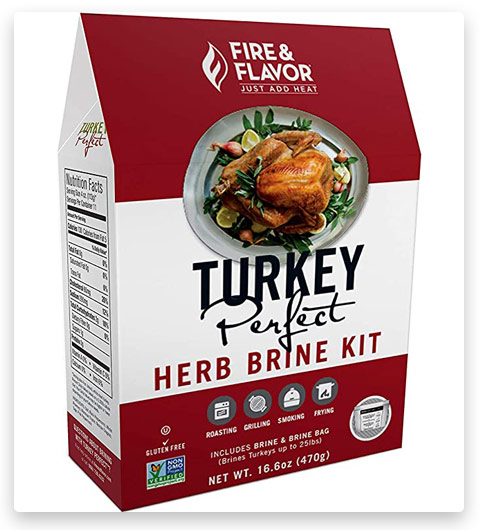 Fire & Flavor Turkey Perfect Herb Brine Kit