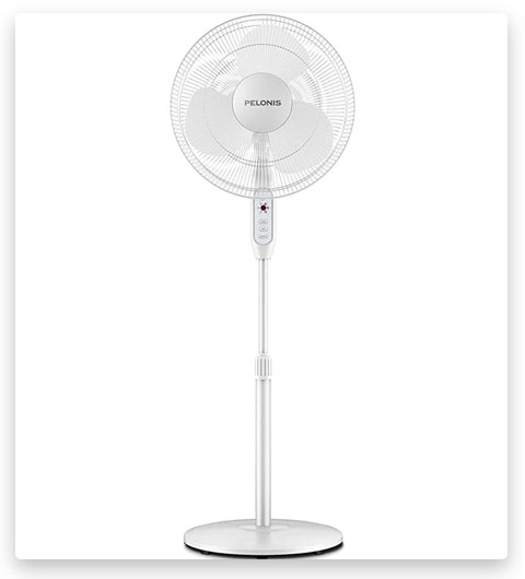 PELONIS Adjustable Height oscillating standing fan
