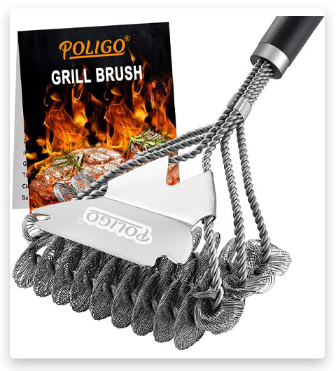 POLIGO BBQ Grill Cleaning Brush Bristle Free