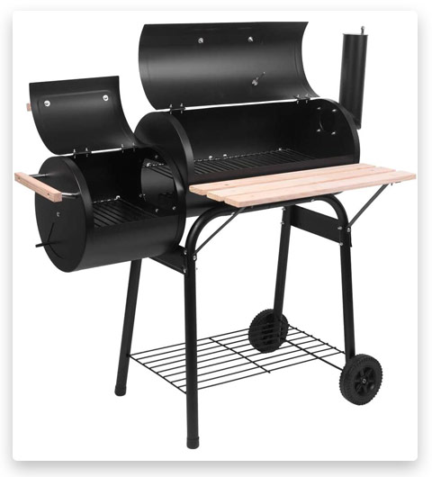 ROVSUN Portable BBQ Charcoal Grill Offset Smoker