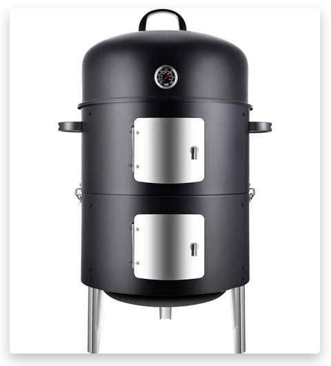 Realcook Vertical Steel Charcoal Smoker