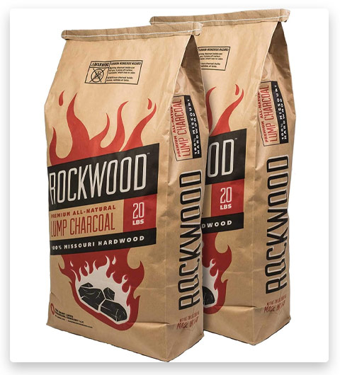 Rockwood All-Natural Hardwood Lump Charcoal