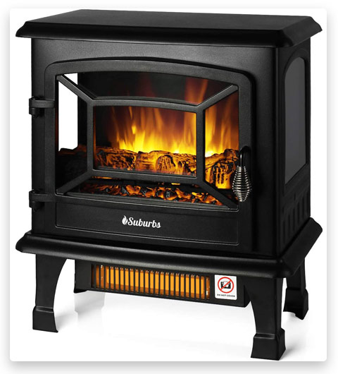 TURBRO Suburbs TS20 Electric Fireplace Infrared Heater