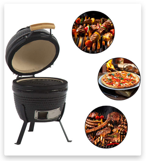 Aoxun Kamado Grill Ceramic BBQ Kitchen