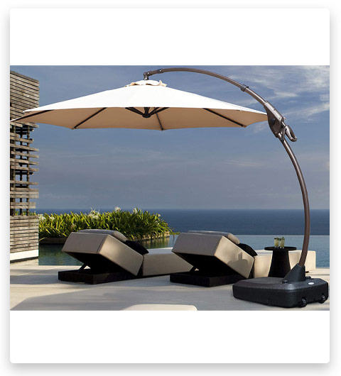 Grand Patio NAPOLI Curvy Offset Umbrella