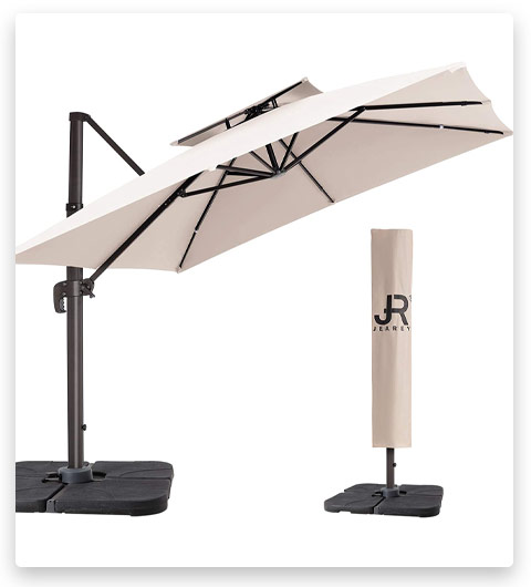 JEAREY Patio Umbrella Square Hanging