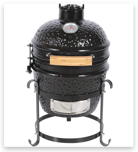 Nirko Ceramic Kamado Charcoal Grill Smoker