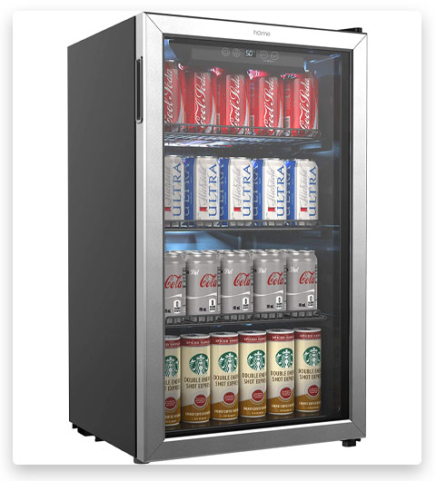 hOmeLabs Beverage Refrigerator Cooler