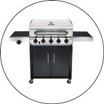 Char-Broil Performance Black And Stainless 5-Burner Liquid Propane Gas Grill With 1 Side Burner 2022