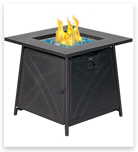BALI OUTDOORS Gas Fire Pit Table