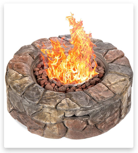 Best Choice Products Stone Fire Pit Table