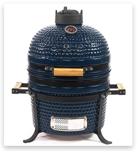 VESSILS 15 Inch Kamado Charcoal BBQ Grill