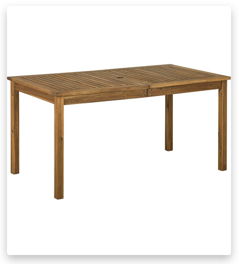 Walker Edison Dominica Outdoor Dining Table