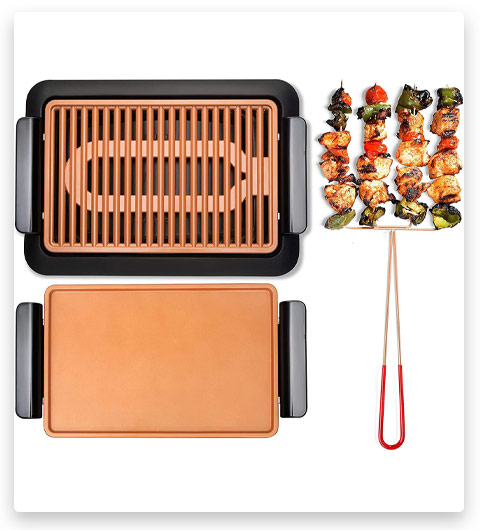 Gotham Steel Indoor Smokeless Grill Griddle