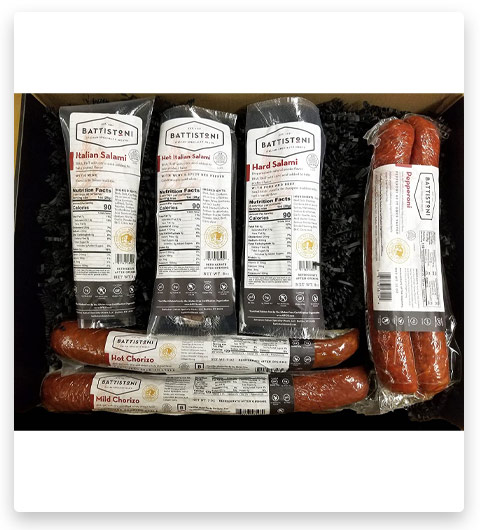 Battistoni Gourmet Italian Meat Sampler Gift Box