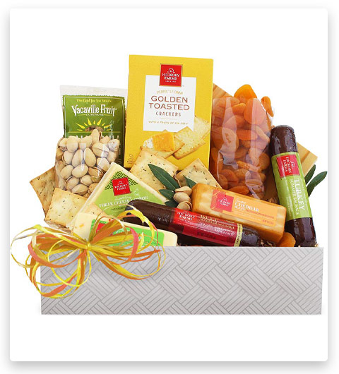 California Delicious Meat Cheese Gift Crate