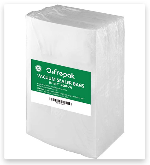 O2frepak Vacuum Sealer Bags BPA Free