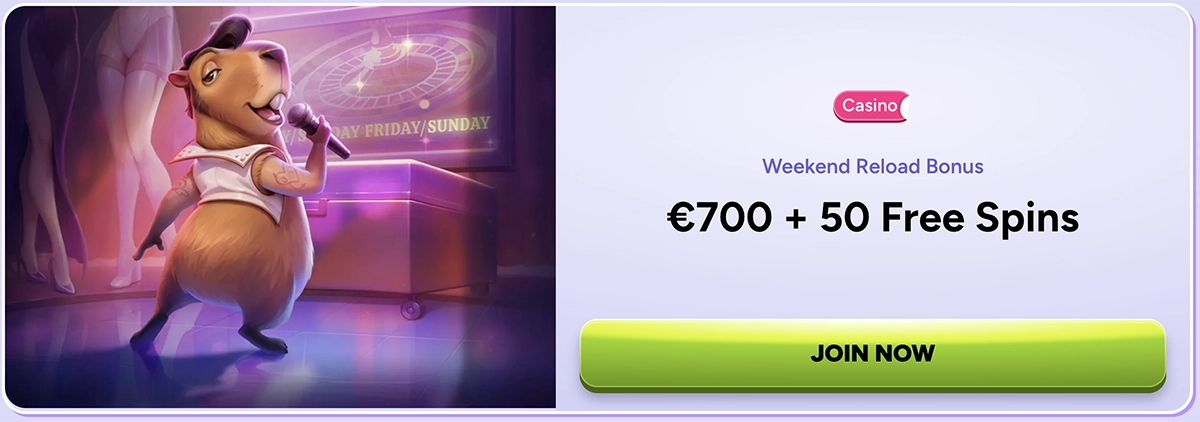 Spinbara Casino Weekend Reload Bonus